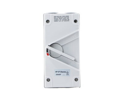 AVOL Double Pole Isolator Switch | 35A IP66 - ISM100