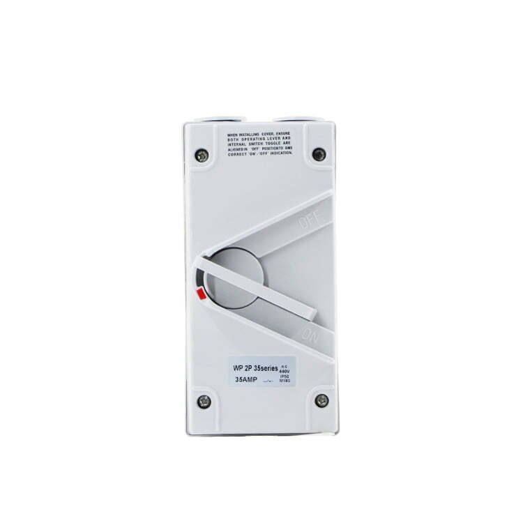 AVOL Double Pole Isolator Switch | 35A IP66 - ISM100