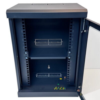 10'' 9RU 250mm Pre-assembled Wall-Mount Data Cabinet - RMC-B9U250W - Image 3