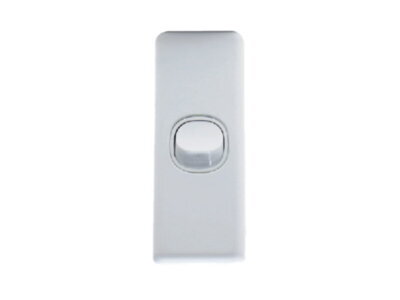 AVOL Architrave 1 Gang Light Switch | White - ESW120