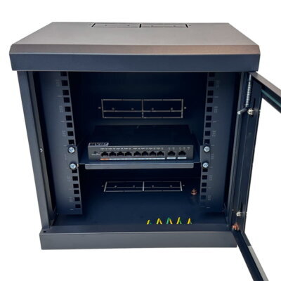 10'' 6RU 250mm Pre-assembled Wall-Mount Data Cabinet - RMC-B6U250W - Image 2