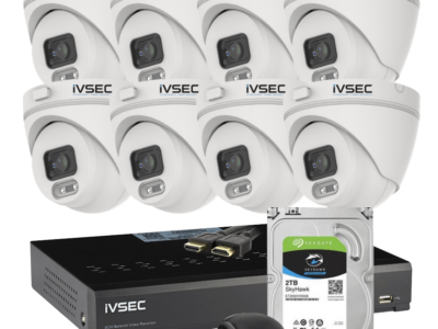 LX Series Kit 8 x 4MP IP Cam, 8 x PoE Recorder