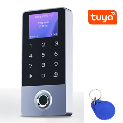 Standalone Touch IP68 Keypad, 125KHz RFID, Fingerprint, LCD, Voice and WiFi (Tuya)