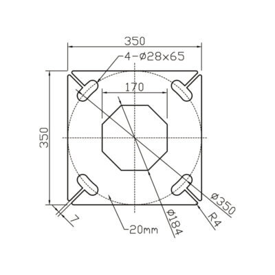 6.0m Octagonal Hinged Light Pole - Image 3