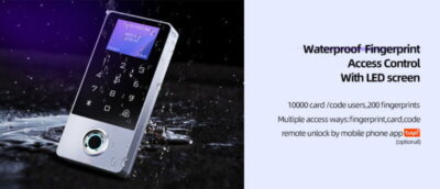 Standalone Touch IP68 Keypad, 125KHz RFID, Fingerprint, LCD, Voice and WiFi (Tuya) - Image 6