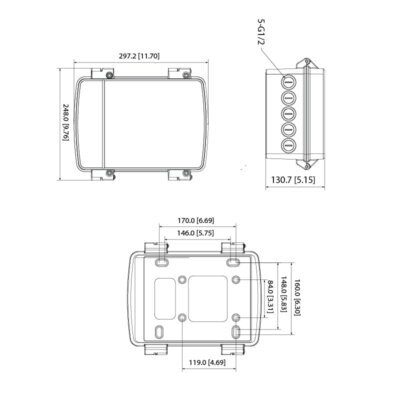 Outdoor Power/Comms Box - VSBKTA6401S - Image 2