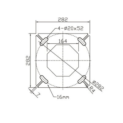 4.0m Octagonal Hinged Light Pole - SLR-POL4-2 - Image 3