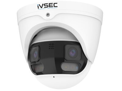 IVSEC Panoramic Turret 2 x 4MP 2.8mm Fixed Lens
