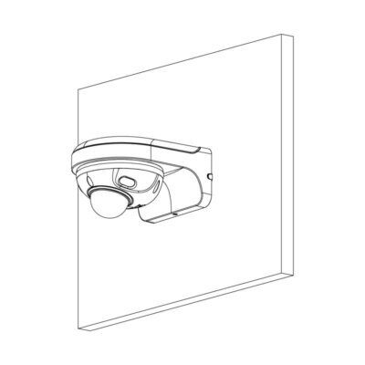 Professional AI Series 4.0MP Fixed Wedge Dome - Image 8