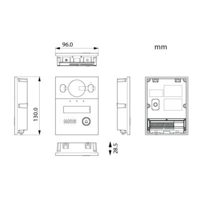 VIP Vision | 2-Wire H-Series Complete Intercom Kit - INTKIT-H - Image 2