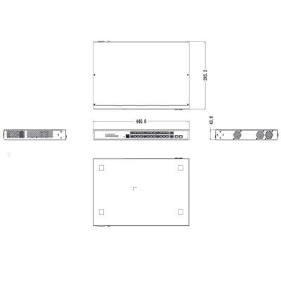 24-Port Managed PoE 2.0 Gigabit Ethernet Switch - Image 3