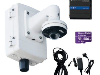 12VDC 4G Mini PTZ CCTV Surveillance Camera for Private Poles - VSIPKIT-P4G