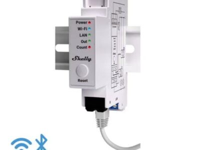 SHELLY SINGLE PHASE DIN RAIL ENERGY METER PRO