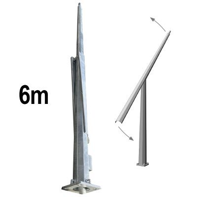 835kg Concrete Base Block for 6m Hinged Pole - SLR-POLCONC2 - Image 2
