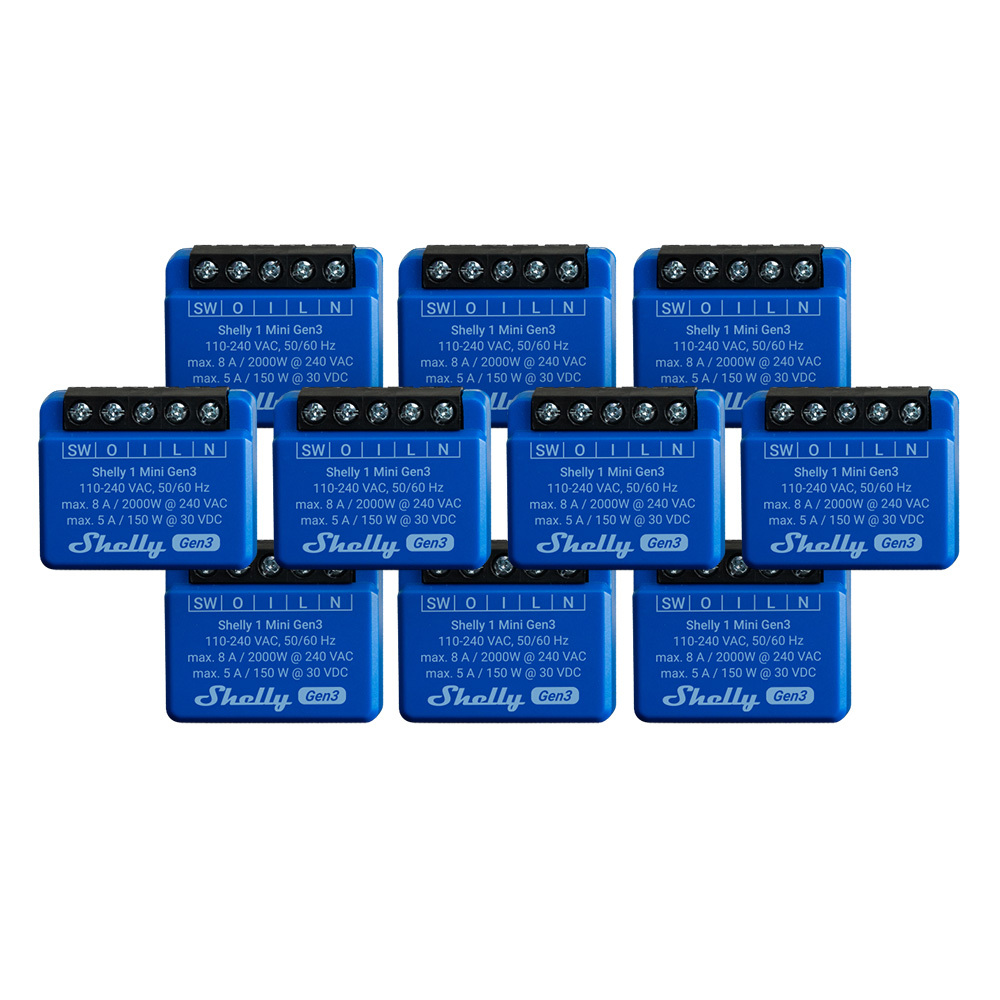 SHELLY 1PM MINI GEN3 10 PACK KIT