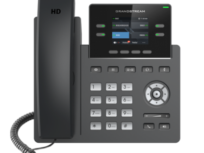 GRP2612P - Carrier-Grade IP Phone - 4 Lines, 2 SIP Accounts, Colour, PoE