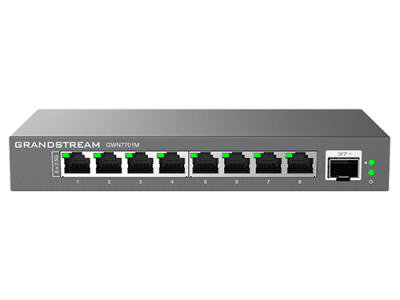 GWN7701M - Unmanaged Network Switch, 8 Port, 2.5 Gigabit Ethernet, 1 SFP+ Port