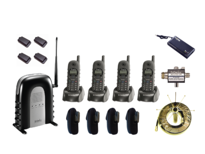 EnGenius - Base, 4 x Handset and Charger, Antenna, 10m Ant Lead