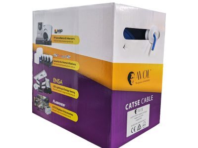 CAT5E Solid Core Cable Unshielded (Blue) - 305m Pullbox - CAT5-C471B