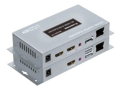 4K HDMI Extender over CAT6 with KVM - HDMI-XK