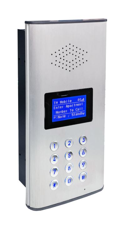 LTE 4G Door Intercom - Keypad - 2 doors - 500 apartments - Slave - Image 3
