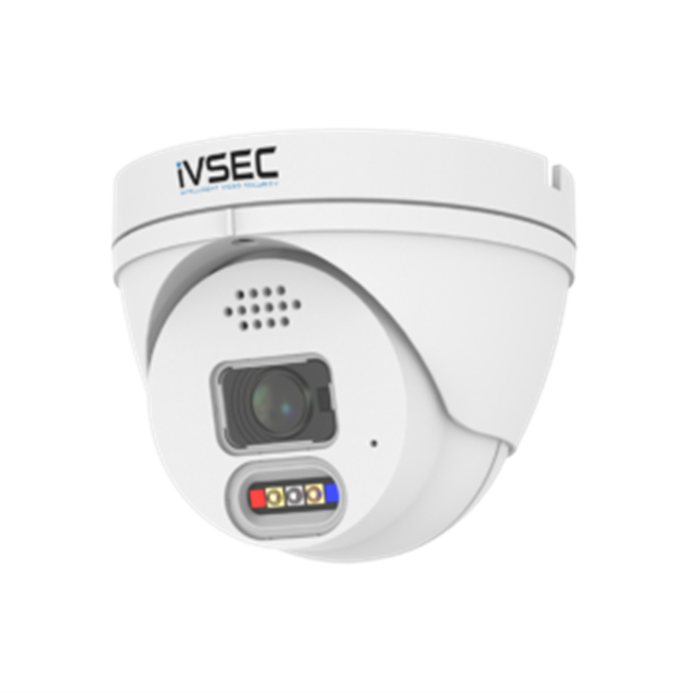 IVSEC Turret IP CAM 8MP 2.8MM Fixed Lens 15FPS