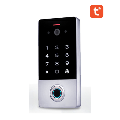 Standalone Indoor Video Intercom Touch Keypad Fingerprint RFID - Tuya - Image 4