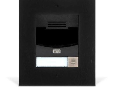 2N® IP Solo with camera, flush mount – Black