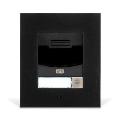 2N® IP Solo without camera, flush mount – Black