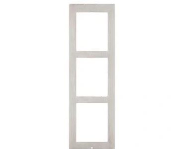 2N® IP Verso – 3 Module Surface Installation Frame – Silver