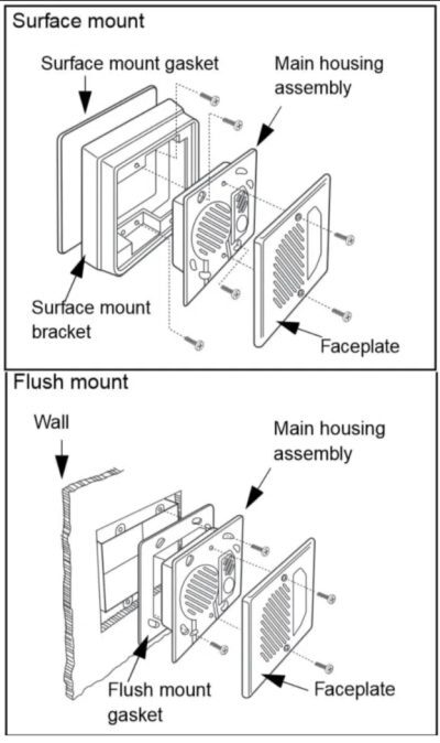 Algo 8201 Assembly Drawing