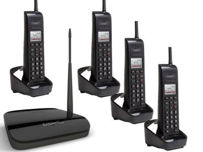 EnGenius Long Distance Office Series Cordless Phone Pack – Quad A