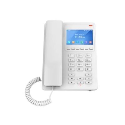 GHP630 – Compact Hotel Phone, PoE, Wi-Fi 6 – White