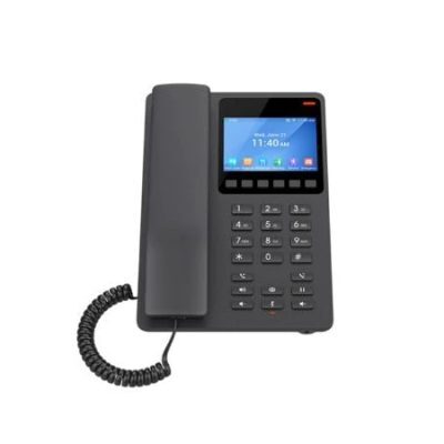 GHP631W – Compact Hotel Phone, PoE, Wi-Fi 6 – Black