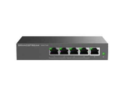 GWN7700P – Unmanaged Network Switch, 5 Port Gigabit Ethernet, 4 Port PoE