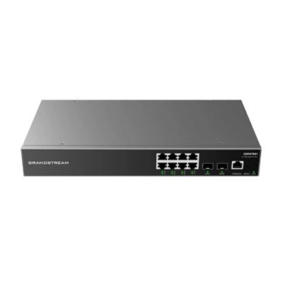GWN7801 – Layer 2+ Managed Network Switches 8 x GIGE 2 x SFP