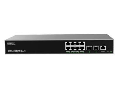 GWN7811P – Enterprise Layer 3 Managed Network Switch, POE 8 x GB, 2 x SFP