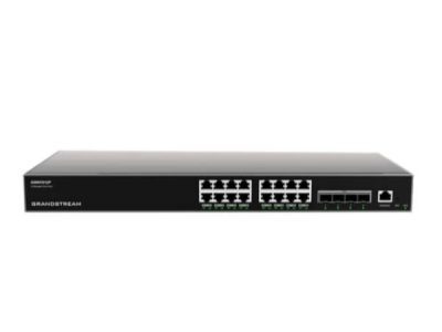 GWN7812P – Enterprise Layer 3 Managed Network Switch, POE 16 x GB, 4 x SFP