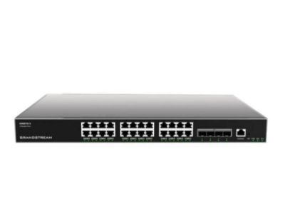 GWN7813 – Ent Layer 3 Man Net Switch, 24 x GB No PoE, 4 x SFP