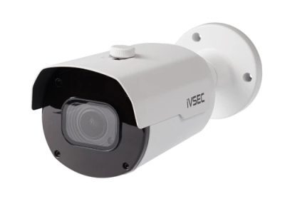 IVSEC Bullet IP Camera, 8MP @ 20fps, Motorised 2.8mm – 12mm Lens, POE, IP66, 45m IR AI