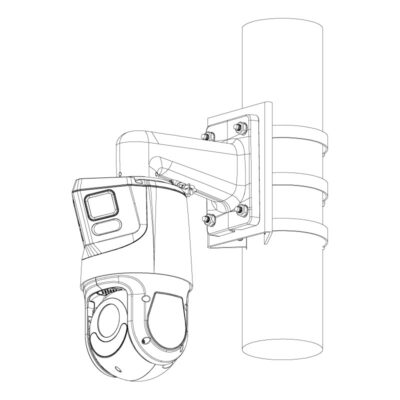 VIP Vision Professional AI Multi Vision Camera (PTZ + 180º Turret) - VSIPPTZ-4P8X - Image 6