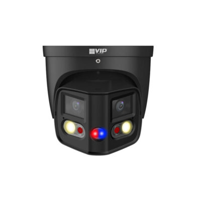 Professional AI Series 8.0MP 180° Active Deterrence Turret (Black) - VSIPP-8DD-ID3-B - Image 3