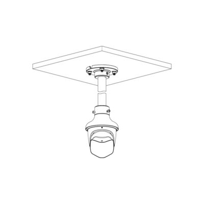 Professional AI Series 8.0MP 180° Active Deterrence Turret (Black) - VSIPP-8DD-ID3-B - Image 6