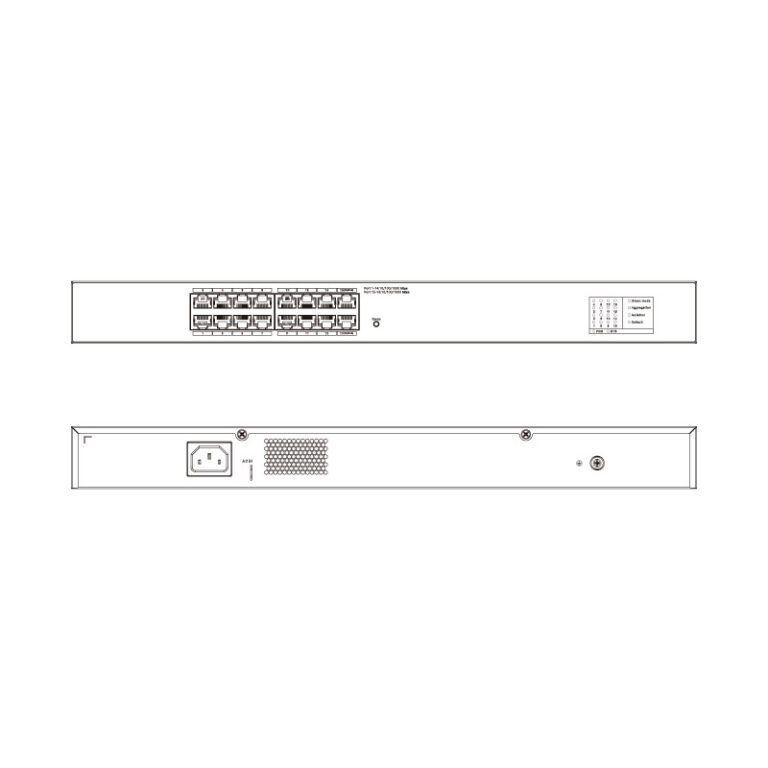 VIP Vision 16 Port Unmanaged Gigabit Ethernet Switch (1000M) - VSETH-SW16G2