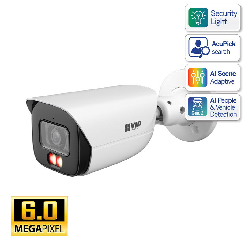 Professional AI Series 6.0MP Fixed Bullet -