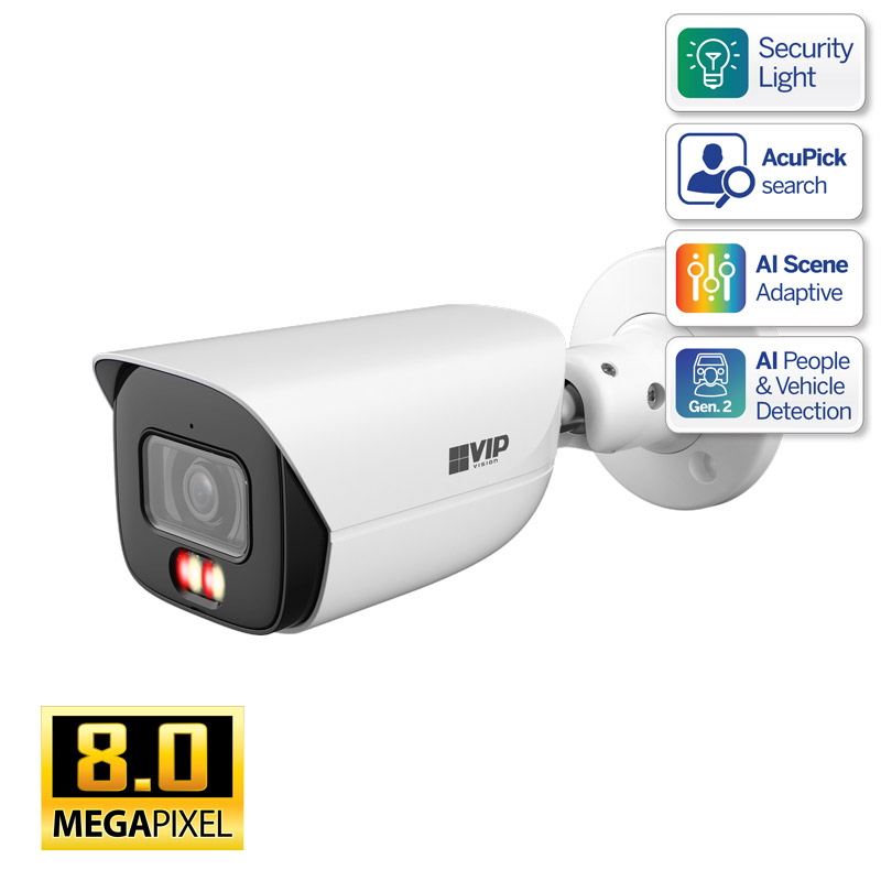 Professional AI Series 8.0MP Fixed Bullet -
