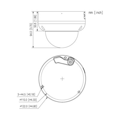 Professional AI Series 4.0MP Motorised Vandal Dome - VSIPP-4DIRMD-I3 - Image 4