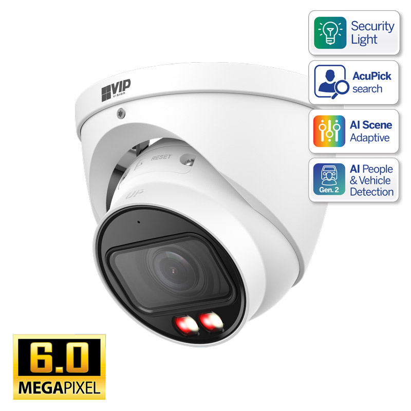 Professional AI Series 6.0MP Motorised Turret -