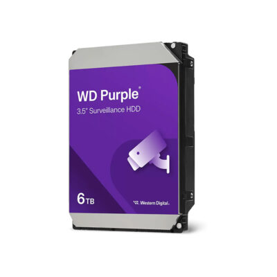 6TB Western Digital Purple AI Surveillance Hard Disk Drive - HD6TBSV-WD