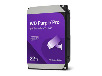 22TB Western Digital Purple AI Surveillance Hard Disk Drive - HD22TBSA-WD
